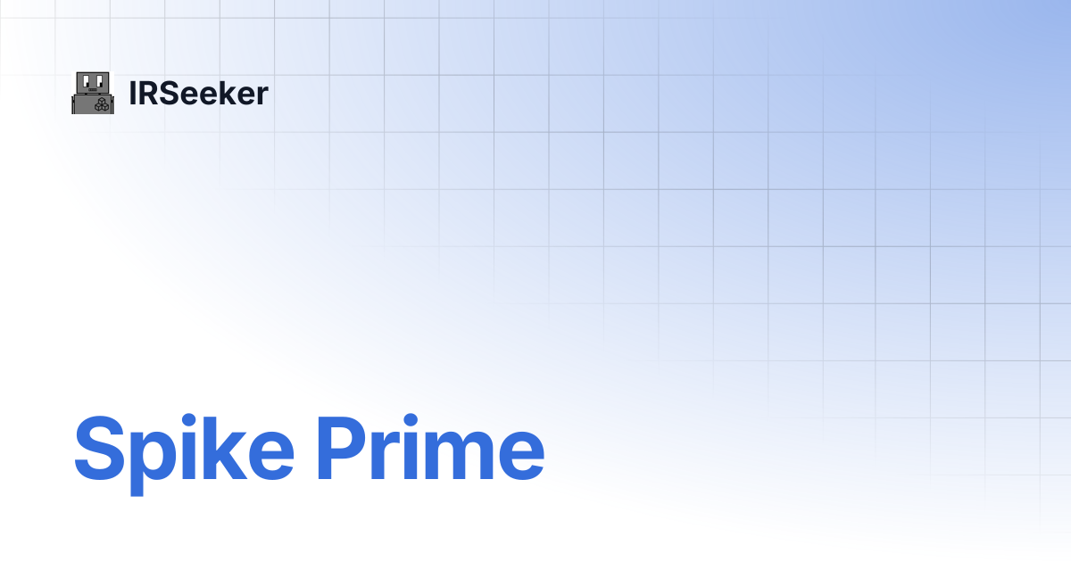 Spike Prime | IRSeeker